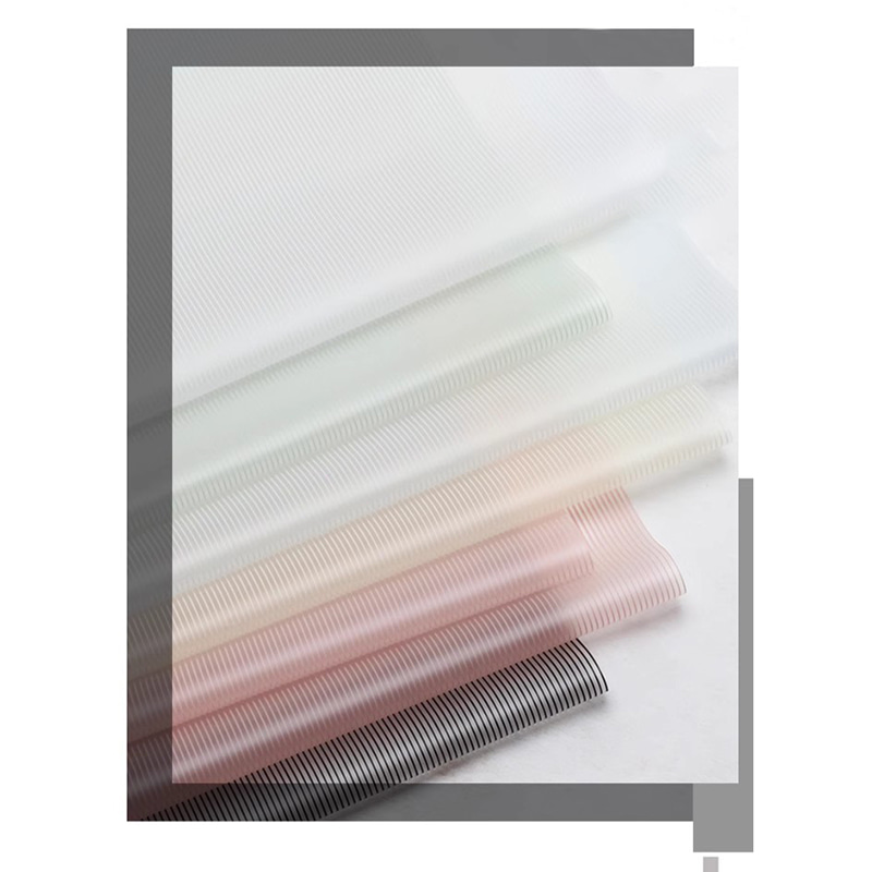 MYHC-04 Haze Line Jednobarevný vertikální vzor pro balení květin