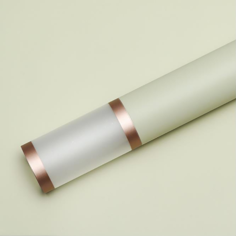 MYHC-10 Double Gold Edge Matrace Film Bopp Matt Flower Packing Film