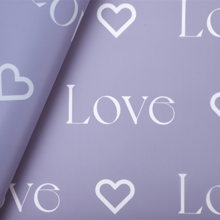 Love Letters Print Design květina balicí papír Nossa s voděodolnou vrstvou barevné