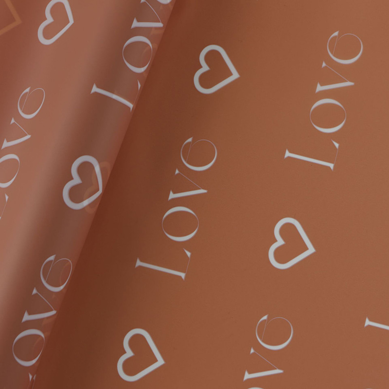 Love Letters Print Design květina balicí papír Nossa s voděodolnou vrstvou barevné