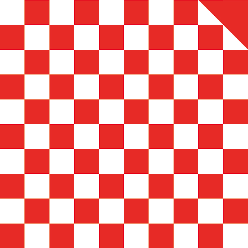 Dvoubarevný kostkovaný balicí papír na kytice