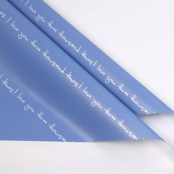 Printed Romantic Bouquet Wrapping Paper